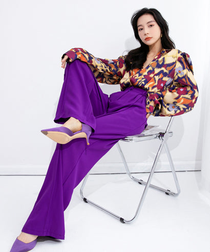 Tuck Wide Pants